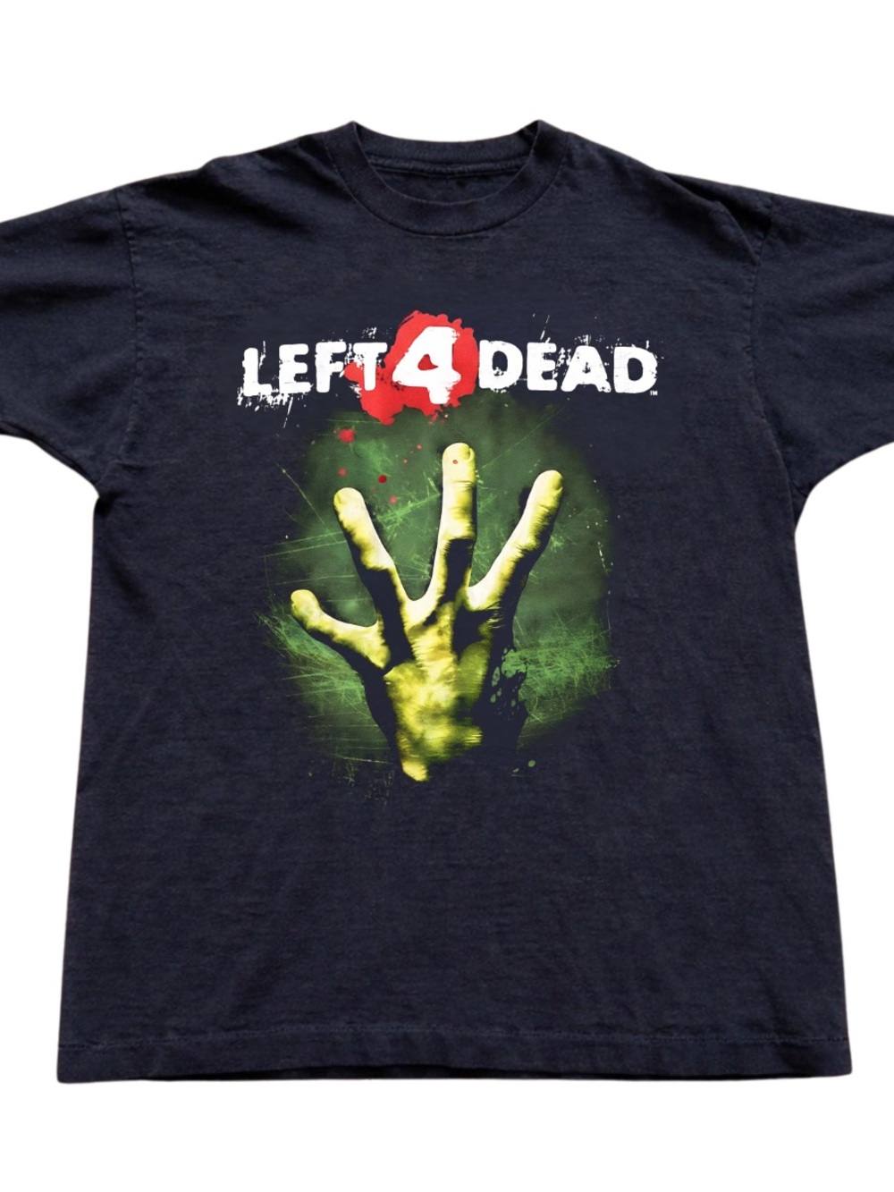 Black Left 4 Dead Graphic Tee - Men’s Horror Game Shirt
